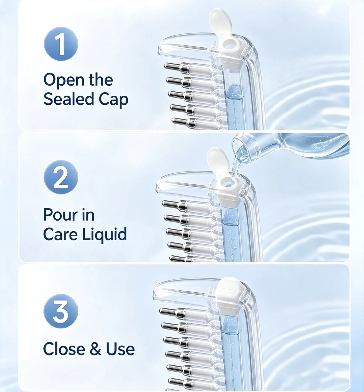 Hot Sale 💆‍♀️ Scalp Liquid Applicator Comb