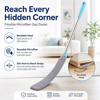 Flexible Microfiber Gap Duster – Reach Every Corner with Ease 🧹✨
