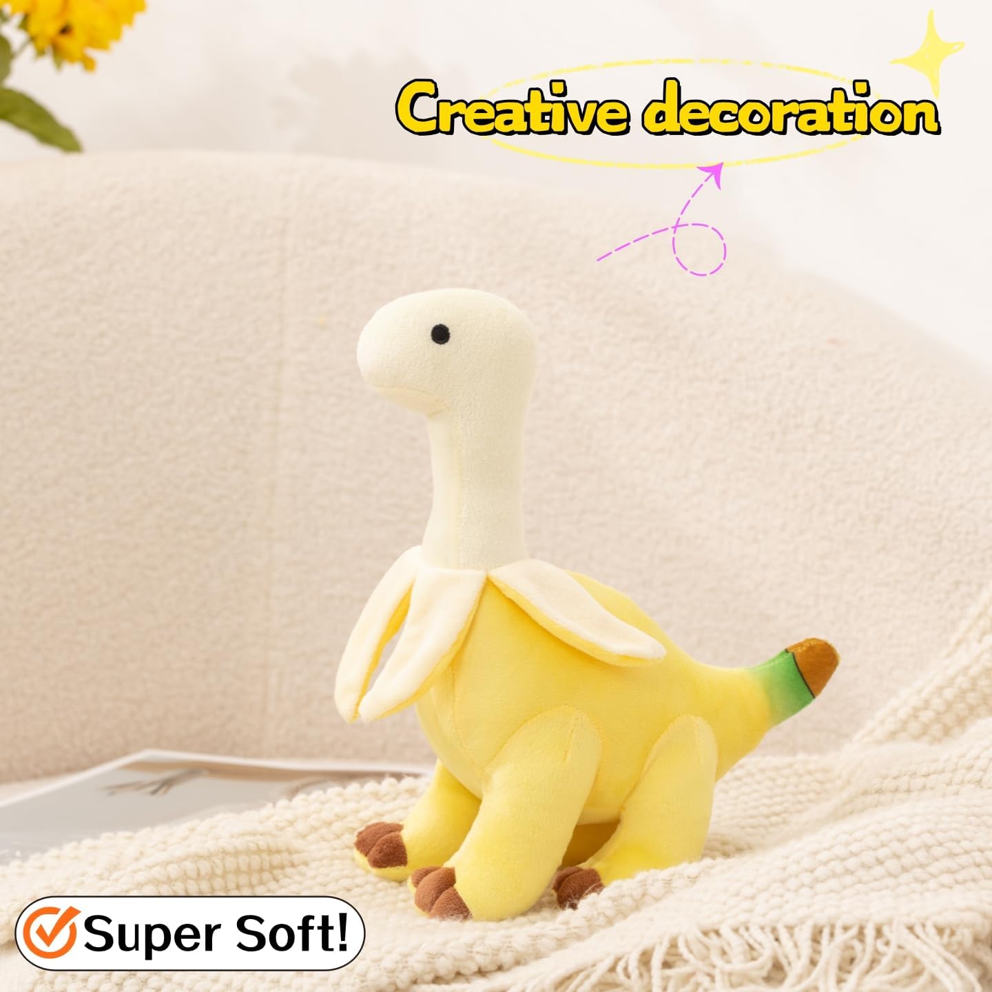 🔥Limited Time 50% Off✨10'' Cute Banana Dinosaur Plush Toy