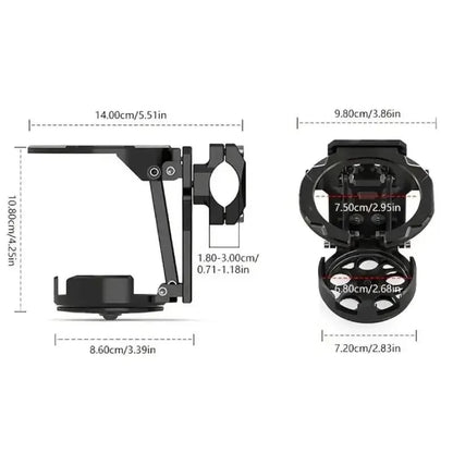 Ride Flow Adjustable Universal Motorcycle Cup Holder