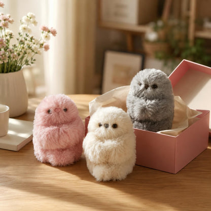 👀Cute AI shy👜 Emotional companionship robot doll bag charm plush toy