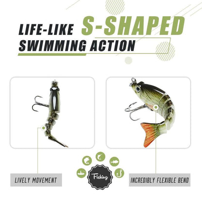 🎣Limited Sale 50% OFF⏰Lifelike Multi-Jointed Sinking Fishing Lure