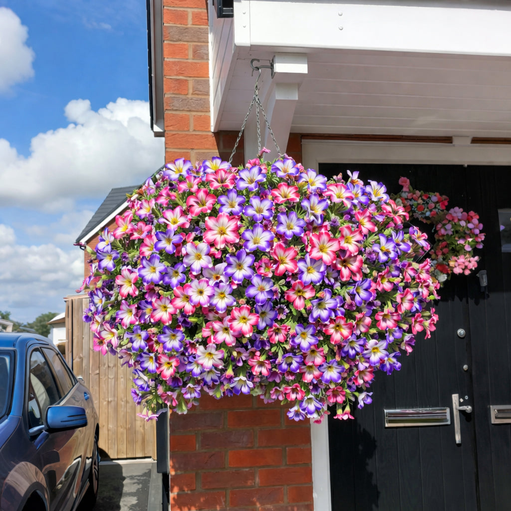 🔥Last Day 60% OFF🔥Sunscreen and Rainproof Artificial Petunias Flowers