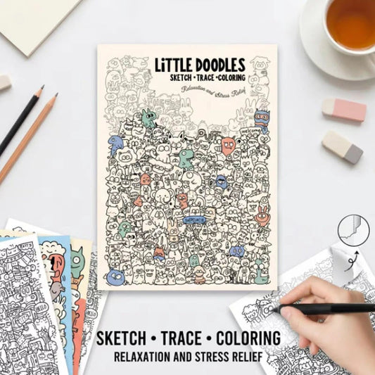 🎨 Creative Doodle Art Coloring Book
