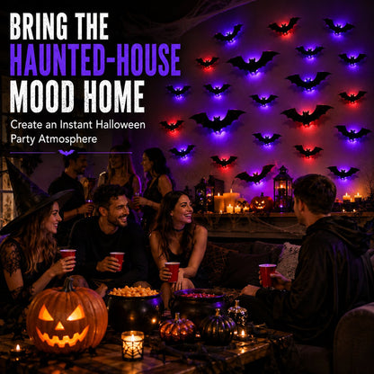 🦇 Halloween Sale: 3D LED Flying Bat Wall Decor – Create a Spooky Atmosphere in Minutes