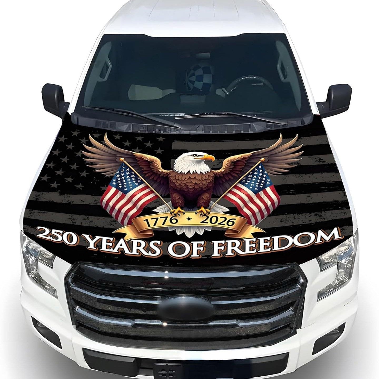 🌟🎉US Independence Day Car Hood Cover