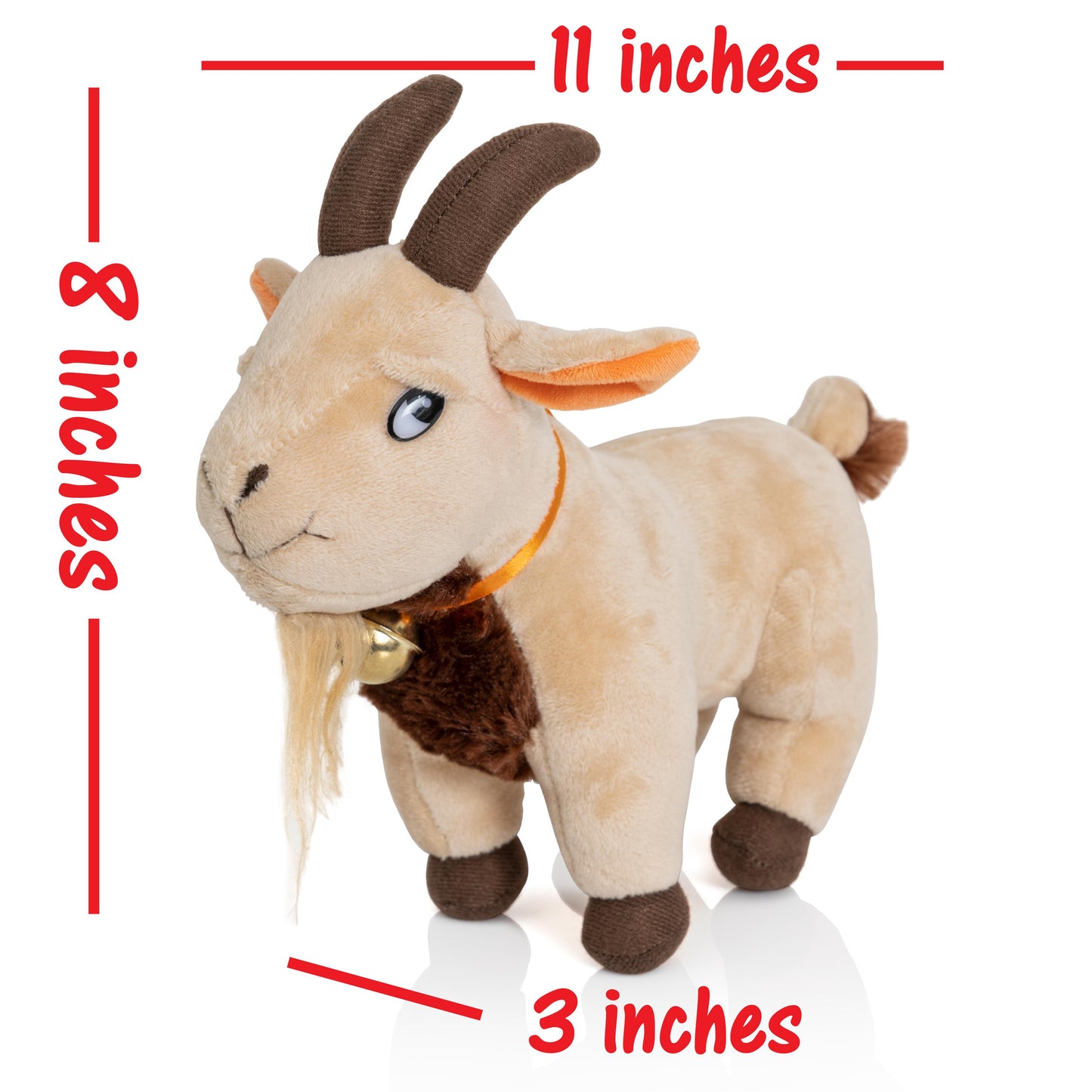 🐐 Screaming Goat Plush Toy – Funny Scream Desk Toy & Hilarious Gag Gift
