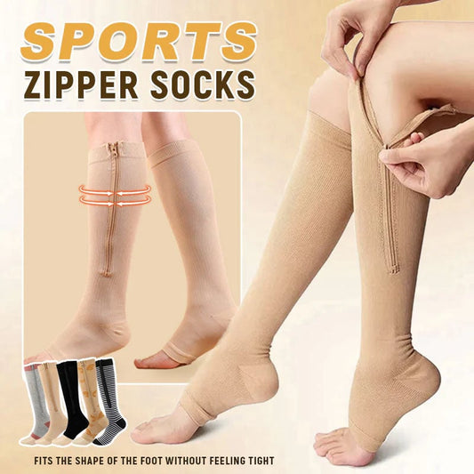 🏃 ♂️ Sports zipper socks - comfort, support and easy on and off