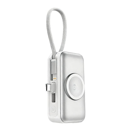 🔋 Orico 3-in-1 Power Bank – Integrated Cable & Foldable Wall Plug – Wireless Watch Charger for iPhone & Android ✈️