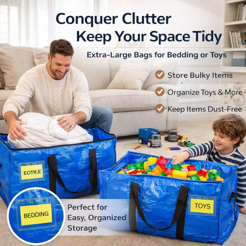 🧳 Extra Large Moving & Storage Bag – Heavy Duty 🔥