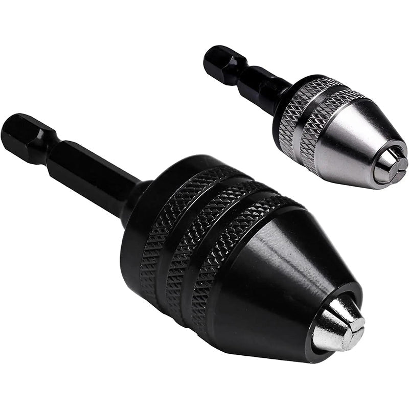 3-jaw chuck for electric screwdrivers and drills – keyless, quick-change & compatible with round and hexagonal shanks – perfect for hobby, renovation and precision work 🛠️✨