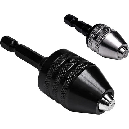 3-jaw chuck for electric screwdrivers and drills – keyless, quick-change & compatible with round and hexagonal shanks – perfect for hobby, renovation and precision work 🛠️✨