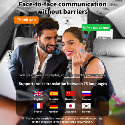 🏆#1 Best Seller ⏰LAST DAY 50% OFF 💎AI Translation Wireless OWS Bluetooth5.4 Earphones (Fit iOS & Android)