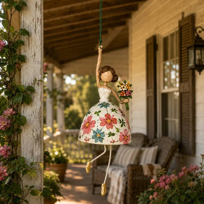 💃🌸 Let Your Space Dance — Whimsical Dancing Lady Hanging Ornament (📦Buy 2 Free Shipping)