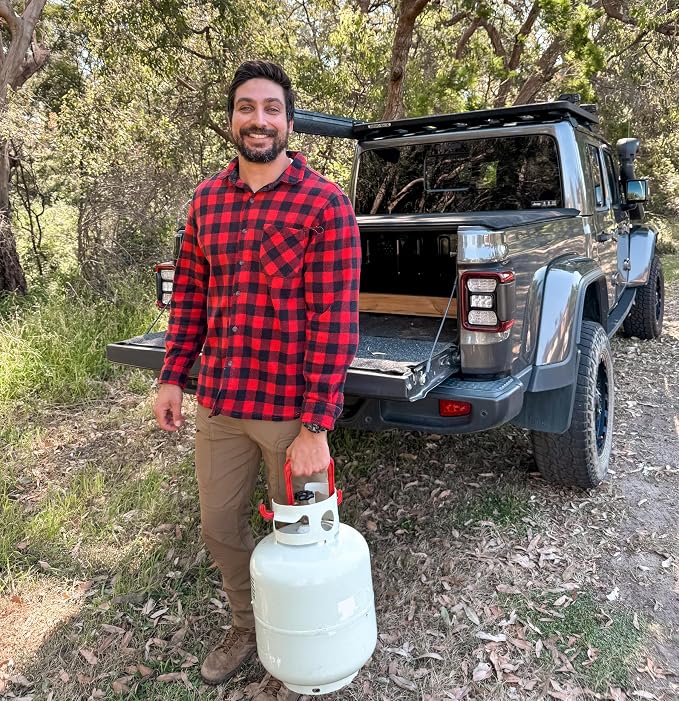🎉Propane Tank Carrying Handle - Safe & Easy Portable Carrier - Durable and Heavy Duty - Ergonomic Grip - Reduces Hand and Wrist Strain