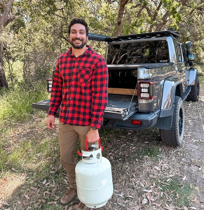 🎉Propane Tank Carrying Handle - Safe & Easy Portable Carrier - Durable and Heavy Duty - Ergonomic Grip - Reduces Hand and Wrist Strain