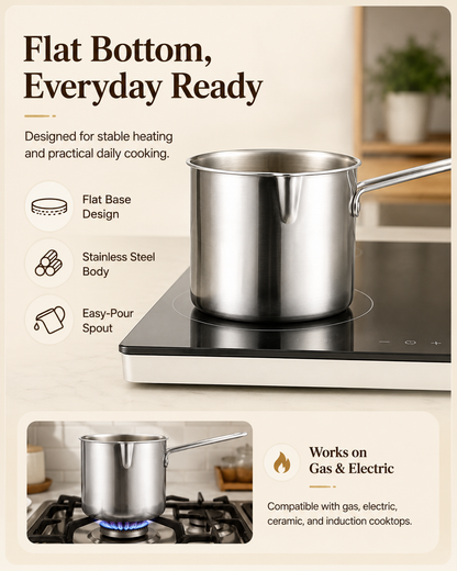 🍳Stainless Steel Deep Fryer Set - 1-Person Mini Pot with Fry Pot, Filter Basket & Food Clip