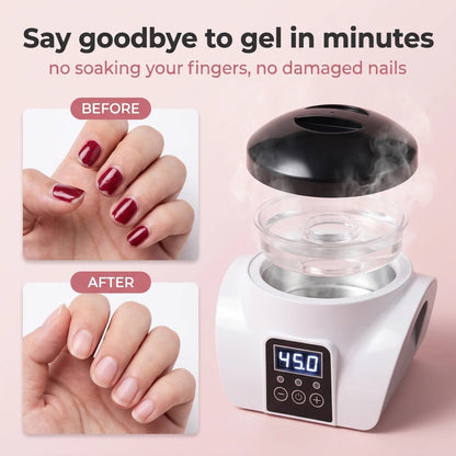 Professional Steam Gel Nail Remover | Digital Display At-Home Steamer