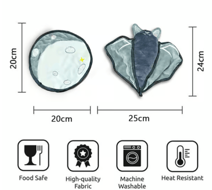 🔥🦇Batlicious Oven Mitts & Pot Holders Set