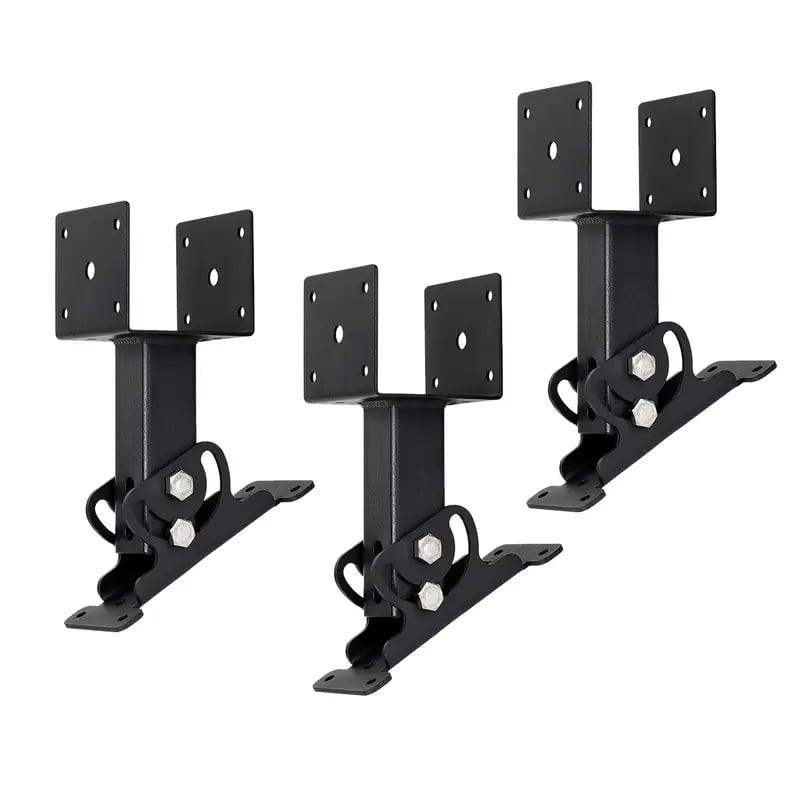 🏗️ Adjustable‑Angle Pergola Roof Riser Brackets | Heavy‑Duty Outdoor Mount Supports