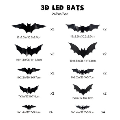 🦇 Halloween Sale: 3D LED Flying Bat Wall Decor – Create a Spooky Atmosphere in Minutes