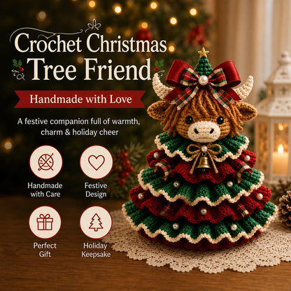 🔥LAST DAY 49% OFF - 🎄Crochet Animal Christmas Tree DIY Kit – Stitch a Little Christmas Magic