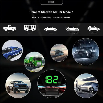 🚗 Smart HUD Speedometer – Upgrade Your Car With A Clear Windshield Speed Display