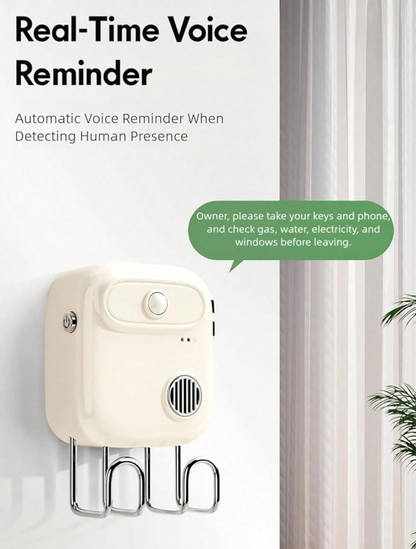 Smart voice reminder for home use, key-prevention sensor for seniors.