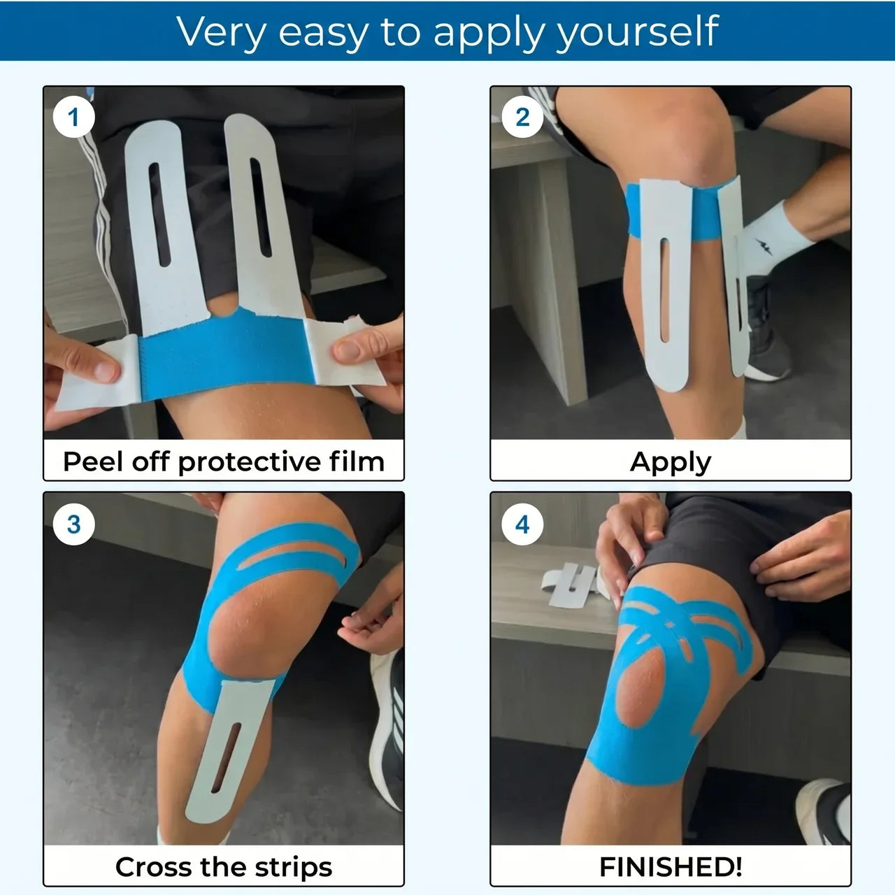 Pre-Cut Knee Support That Moves With You