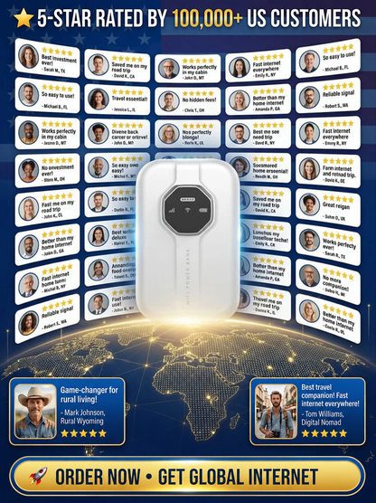 [Global Coverage] Boundless Portable Wi-Fi– 🛡️