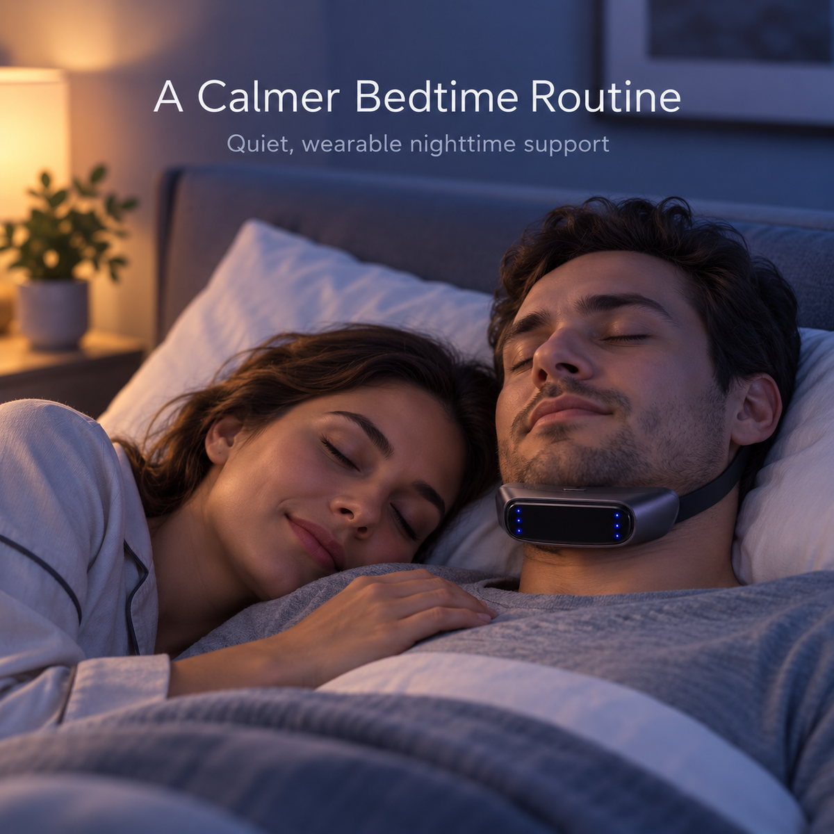 🌙 Smart Anti-Snoring Wearable Device - Intelligent Sound Sensor & Gentle Vibration