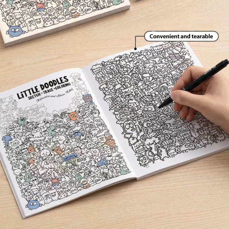 🎨 Creative Doodle Art Coloring Book