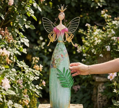 🧚Whimsical Fairy Garden Metal Statues | Enchanted Angel Decor ✨