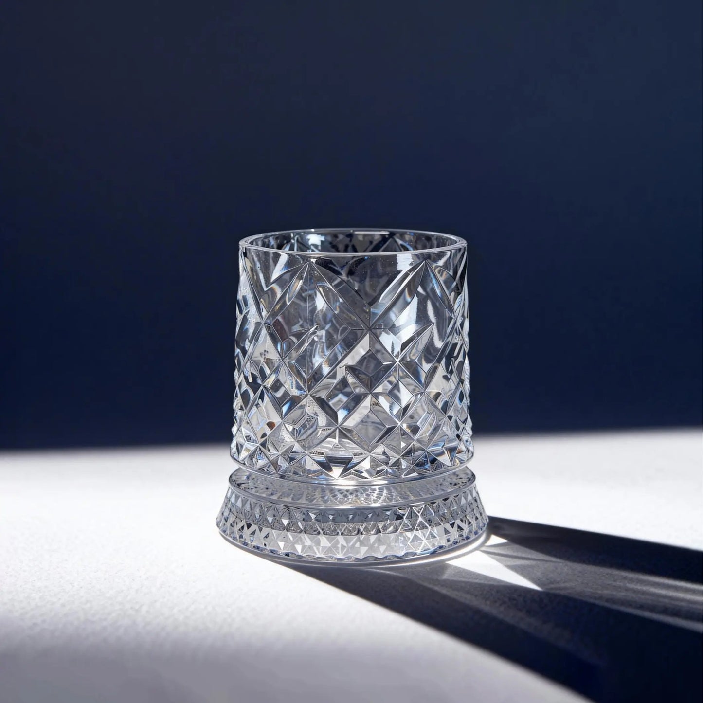✨ Diamond Cut Spinning Glass | Elevate Your Home Bar Experience 🏅