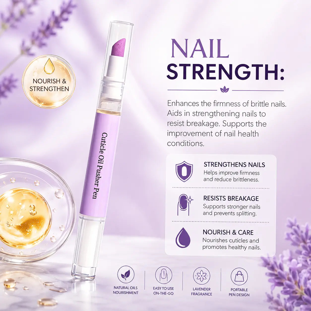 🥳HOT SALE 2026🥳💞 Cuticle Pusher Oil Pen