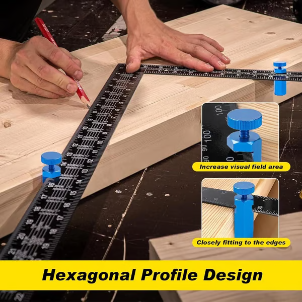 🔥Limited Time 50% Off✨Tall Stair Gauges for Framing Square with Holder and Hook