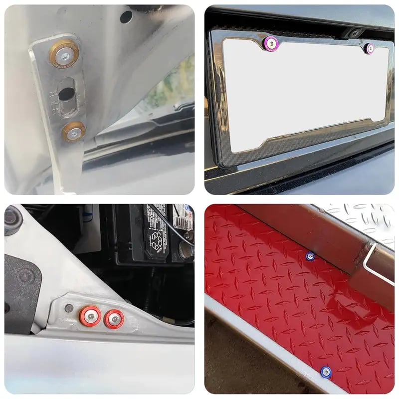 JDM‐Style M6 Fender Washer & Bolt Kit