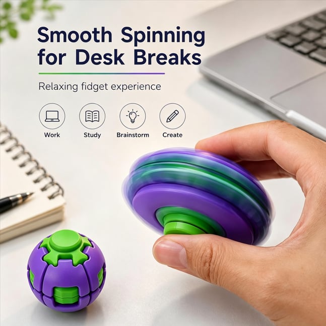 3D Printed Press Balls, Creative Splicing Balls, Desktop Decoration Ornaments, Ideas,Fidgets Spinners for Adults Anxiety Relaxing