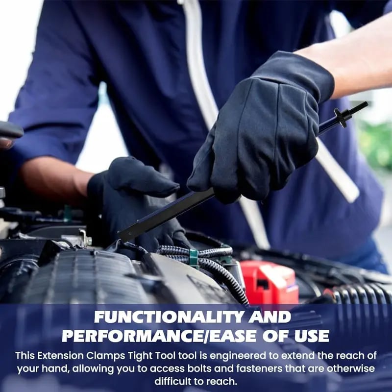 3-Piece Fork-End Wrench Extender Set for Clamps in Tight Spaces