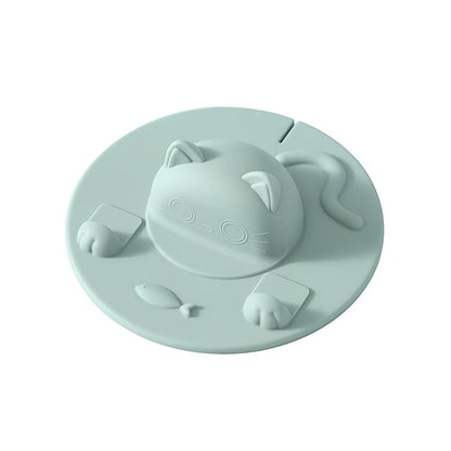 🎉🍵Universal Food-Grade Silicone Mug Lid (Cat Design)🐱