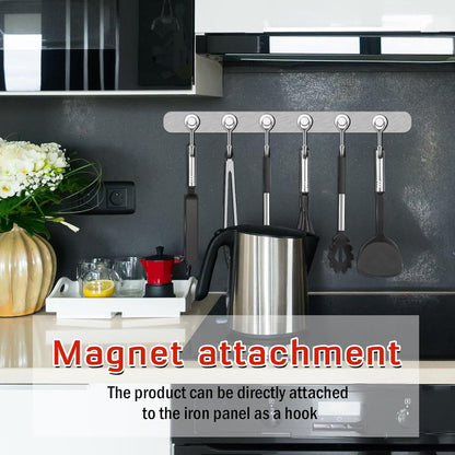 🔥Limited Time 49% Off✨2026 Upgrade Swivel Swing Magnetic Hooks 30LBS