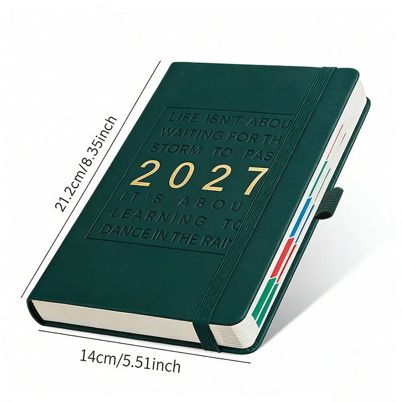 📓 2027 Calendar Notebook – A5, one day per sheet, date-marked – Ideal for daily logs & future reference ✨