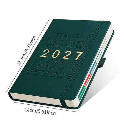 📓 2027 Calendar Notebook – A5, one day per sheet, date-marked – Ideal for daily logs & future reference ✨
