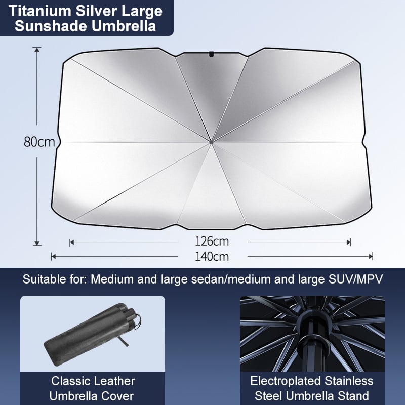 🔥2026 Foldable Anti-UV Windshield Sunshade - UV Block & Heat Insulation for Most Vehicles