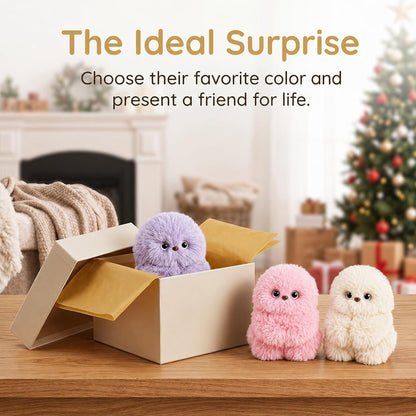 👀Cute AI shy👜 Emotional companionship robot doll bag charm plush toy