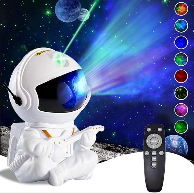 🔥Limited Time 50% Off✨Astronaut Galaxy Star Projector Starry Night Light