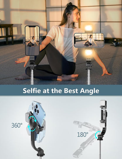 🔥Selfie Stick Tripod with Wireless Remote
