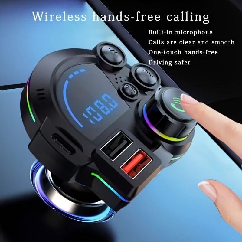Father’s Day Gift🌹PD 30W Type-C Car Charger & Bluetooth 5.3 FM Transmitter