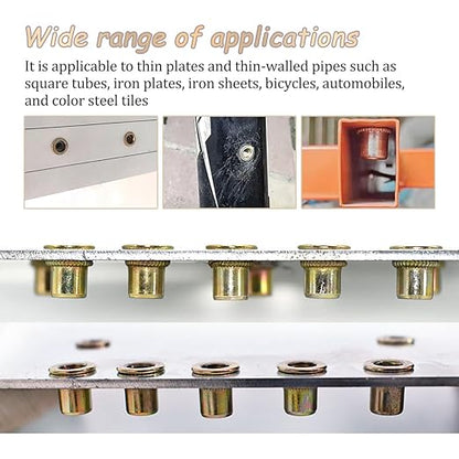 🔥Limited Time 50% Off✨Head Rivet Nut Tool, M3 M4 M5 M6 M8 M10 Rivnut Kit