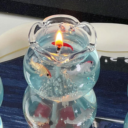🔥LAST DAY 49% OFF🔥 - Tranquil Ocean Collection  Scented Bubble Fish Tank Candle🐟️